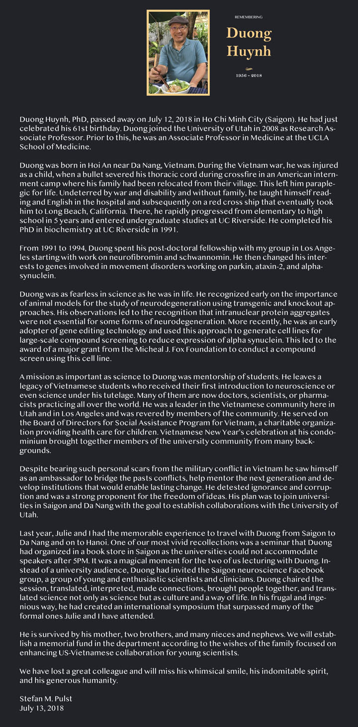 Duong obituary